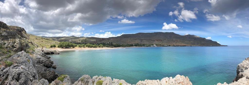 Villa Sea View Mesa Mpanta Káto Zákros Exteriör bild